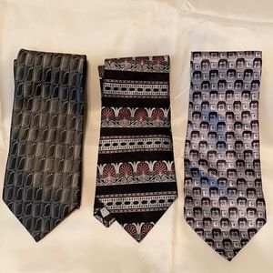 Three designer tie bundle